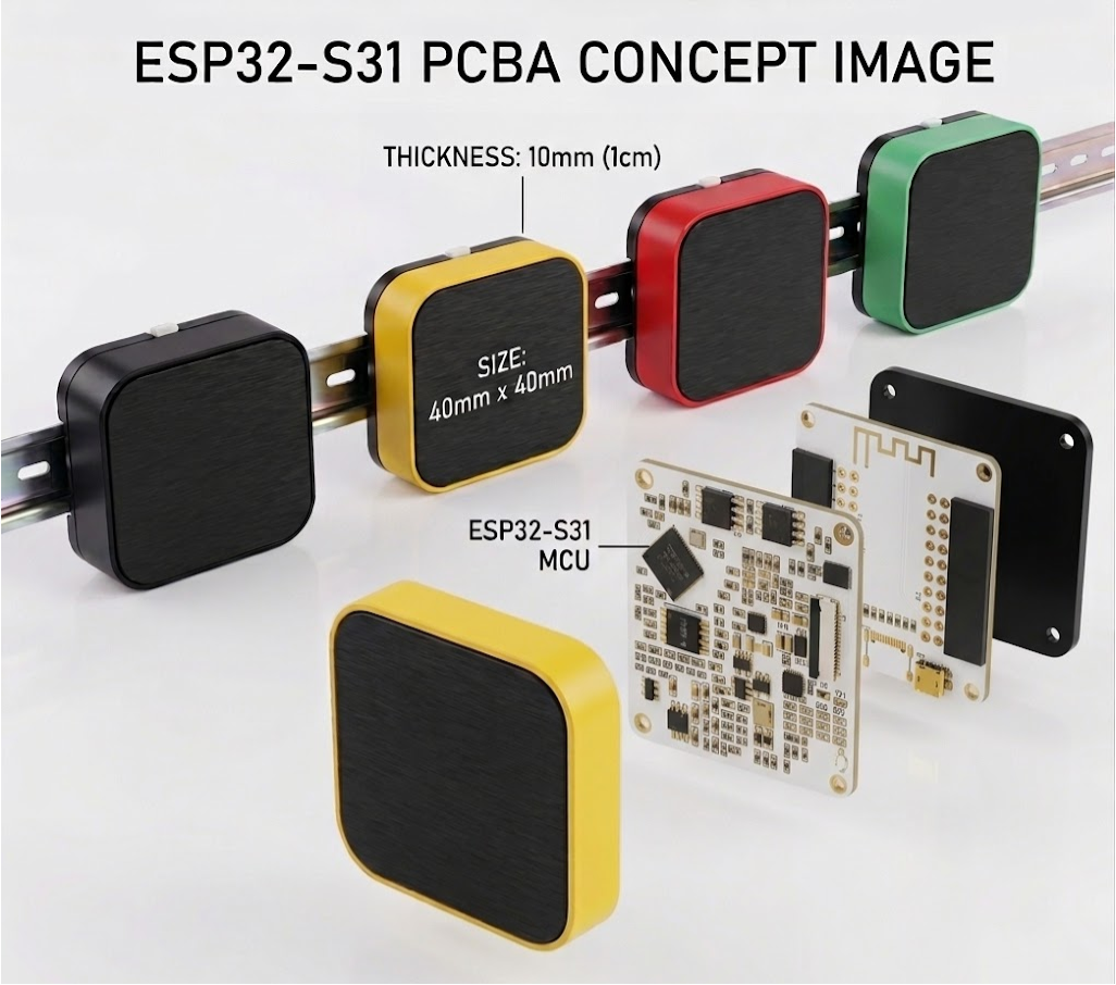 ESP32-S31 PCBA 概念附件图