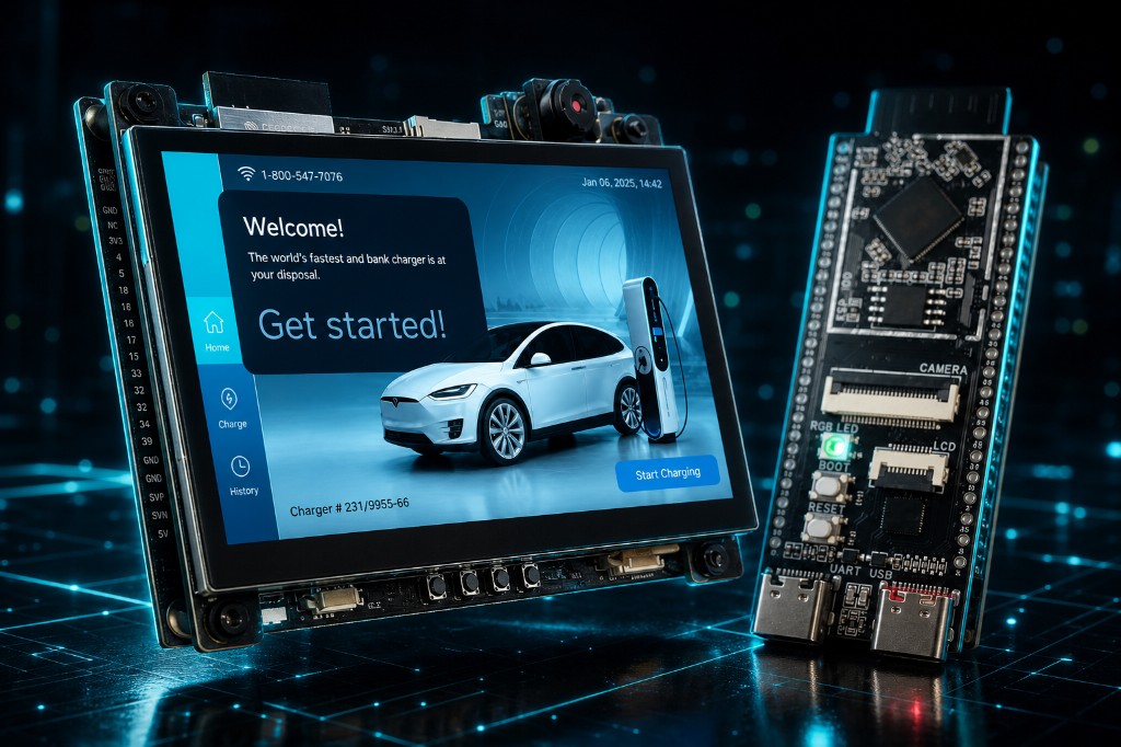 ESP32-S31 开发板渲染图